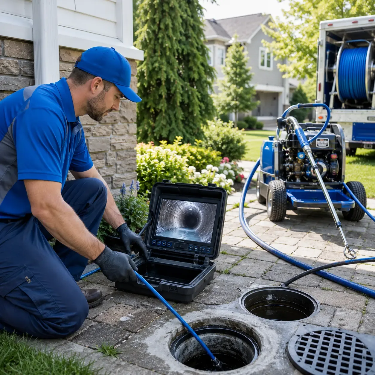 Outdoor drain cleaning professionals serving Boise, ID